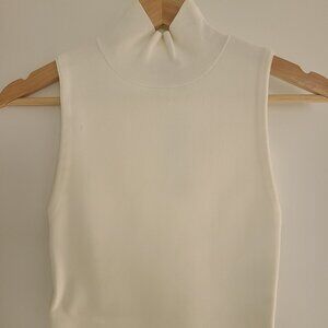ALICE + OLIVIA White Turtleneck Tank Size XS